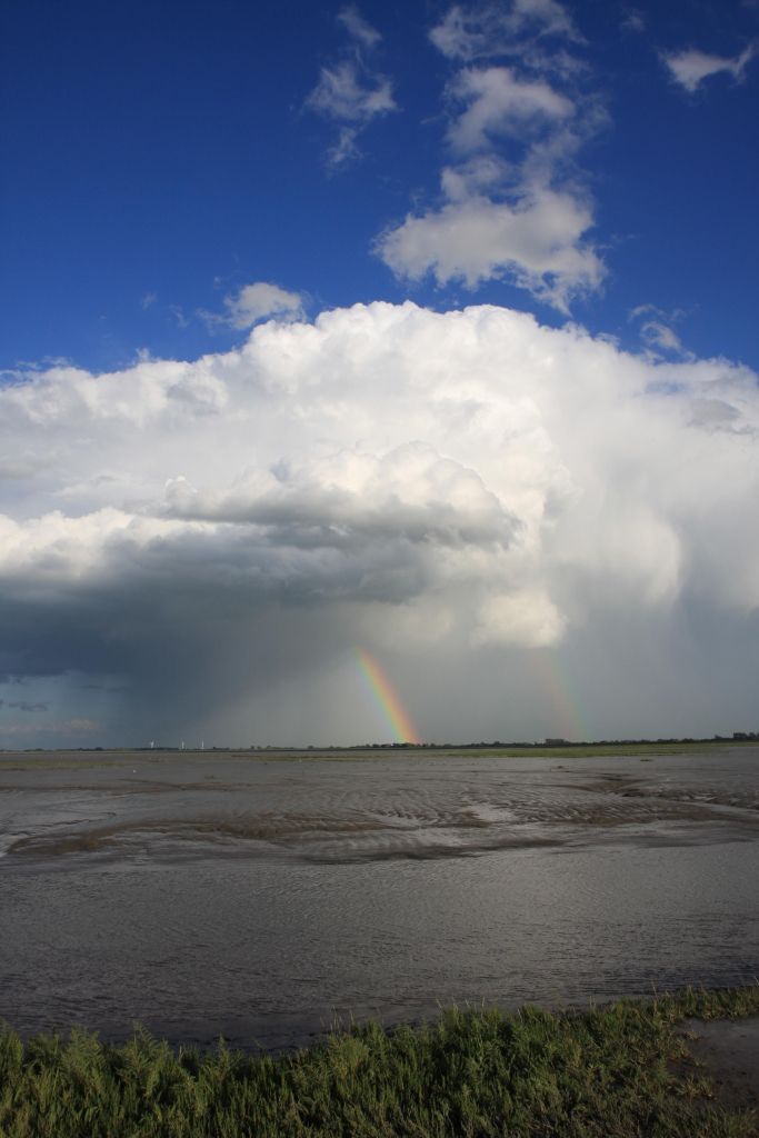 Wetterwechsel im Wattenmeer  [Foto: H. Brunken]